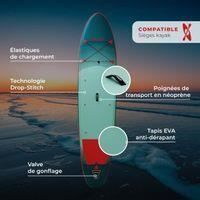 SUP inflável - W WATTSUP - F12 - 366x84x15 cm - Carga máxima 170 kg - Tecnologia DropStitch