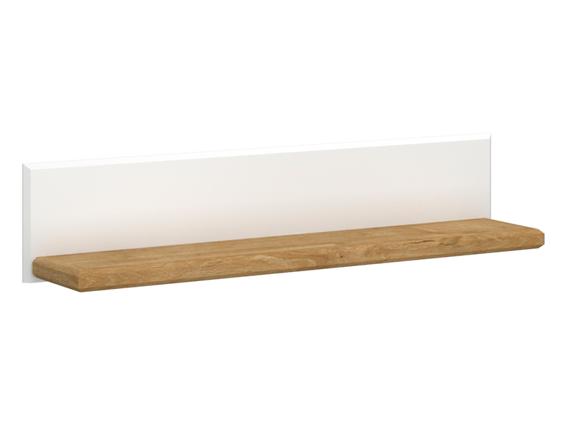Półka ścienna Riva 120 cm biała