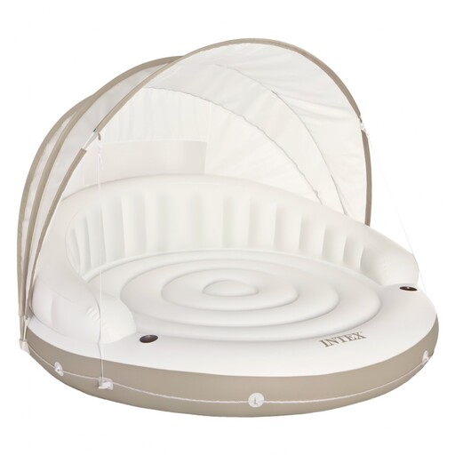 Intex Uppblåsbar Sittplats Ö Creme - 199x150 cm