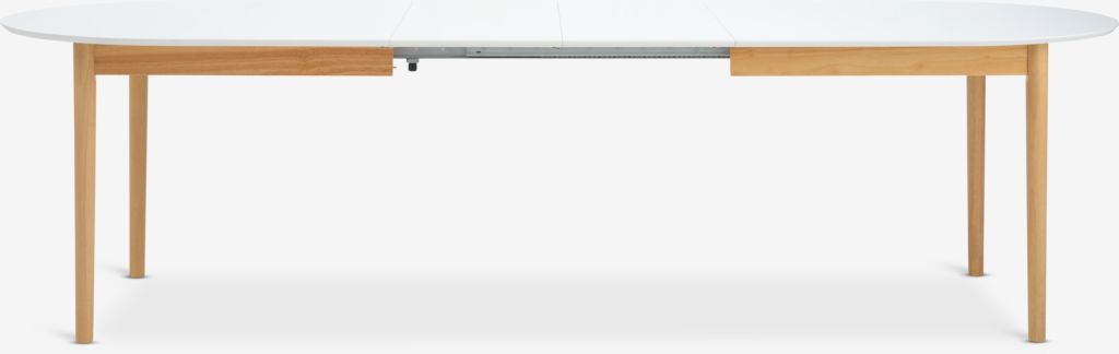 MARSTRAND Ēdamistabas galds MARSTRAND 100x200/280 baltā/dabiskā krāsā
