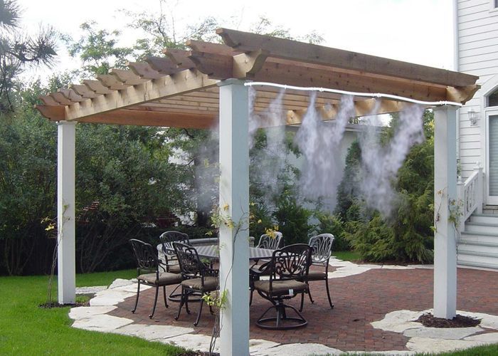 OFRESH High-Performance Patio Mister - 6m - 6 Brass Nozzles - White - 2-Year Warranty