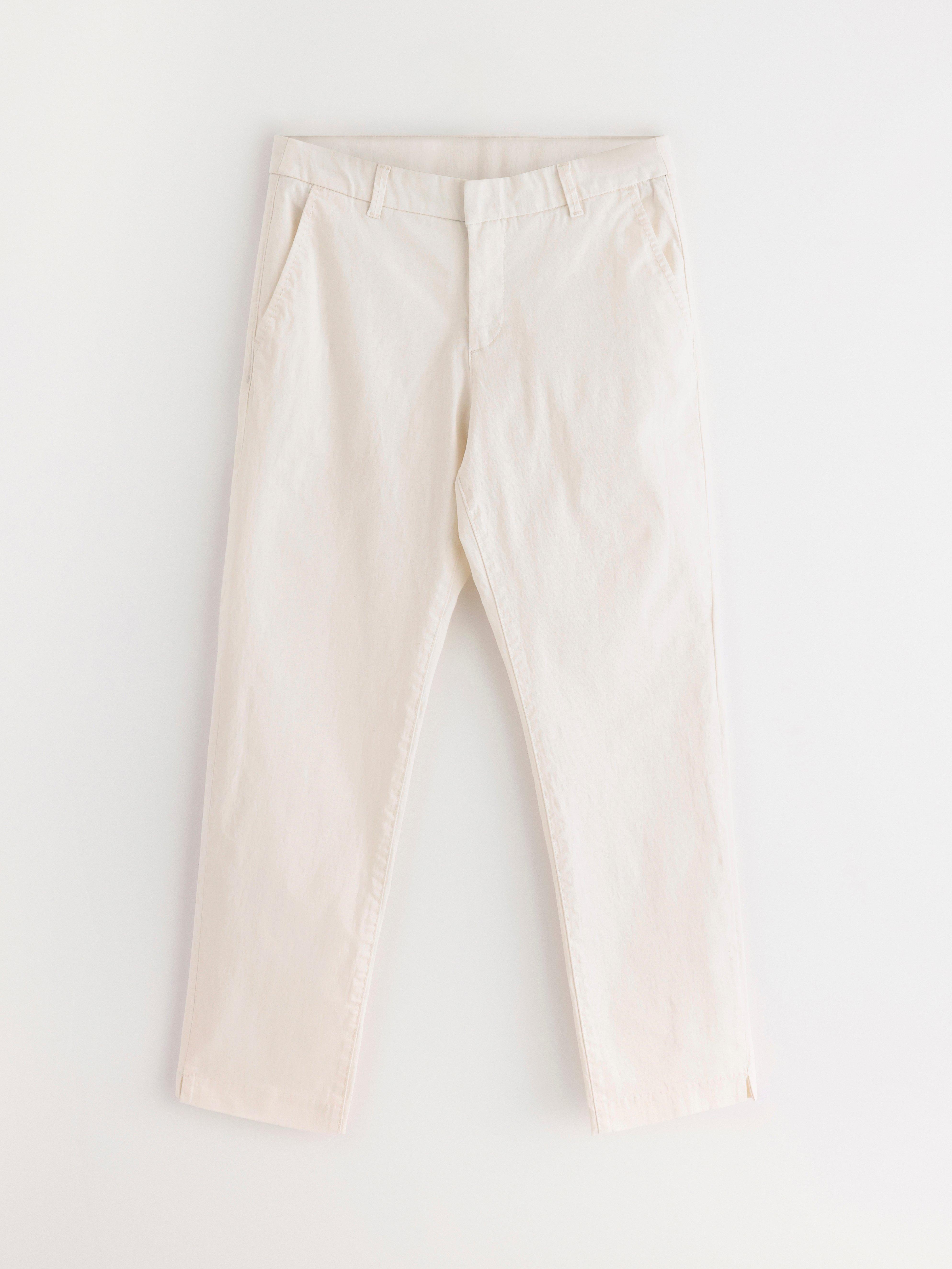 Chinos blanco claro