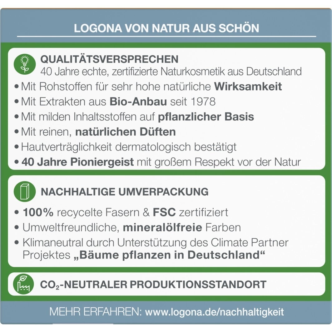 Logona noćna krema protiv starenja, ekstra regenerirajuća - 50 ml