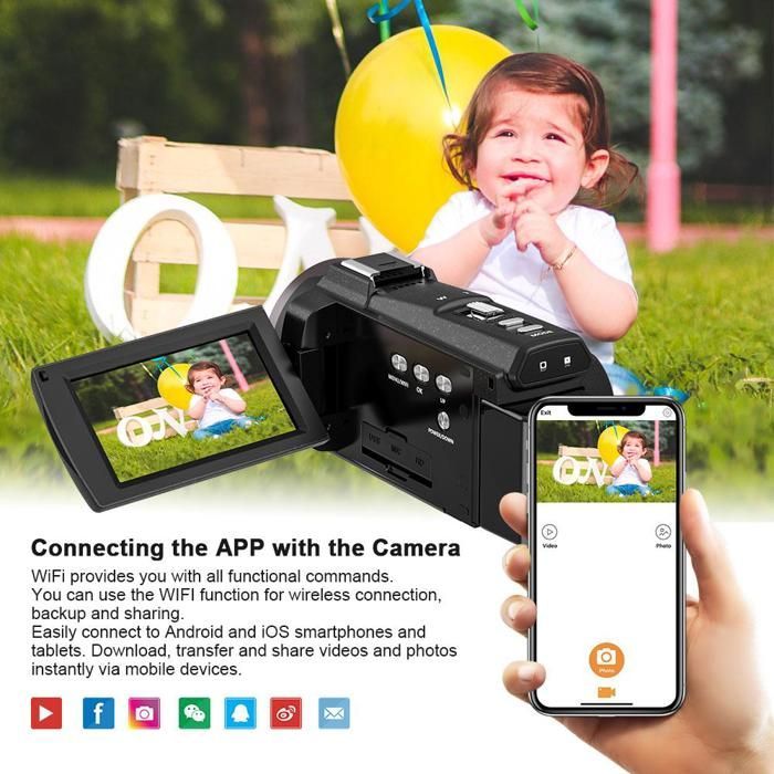 Câmera INF 4K / 48MP / Zoom de 16x / Visão Infravermelha / Controle Remoto
