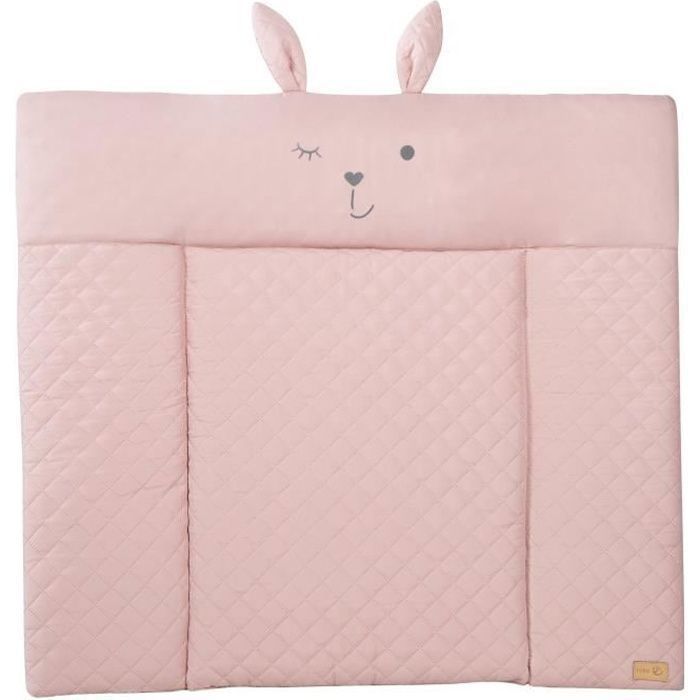 Cambiador - ROBA - Cara de conejo Lily Rosa - 85 x 75 cm - Rosa
