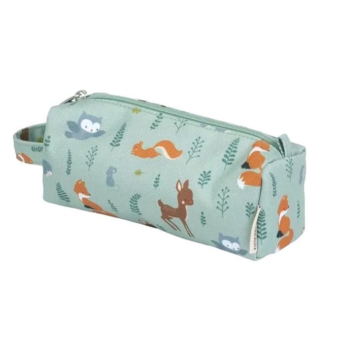 Little Lovely Company | Children's School and Leisure Pencil Case - Green - One Size