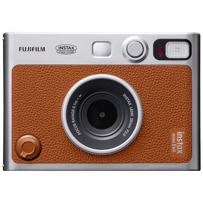 Fotocamera istantanea - Fujifilm - Instax Mini Evo - Marrone - Bluetooth - Flash integrato