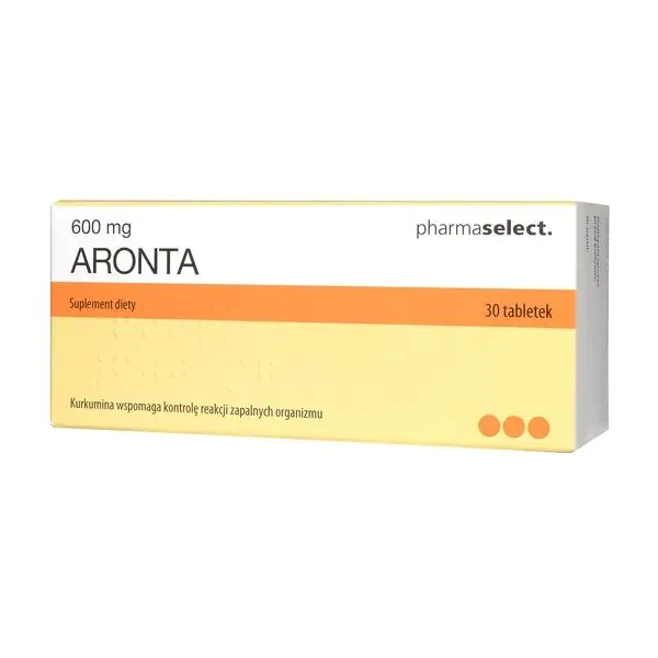 Aronta 600 mg, Suplement diety zawierający kurkuminę, Tabletki