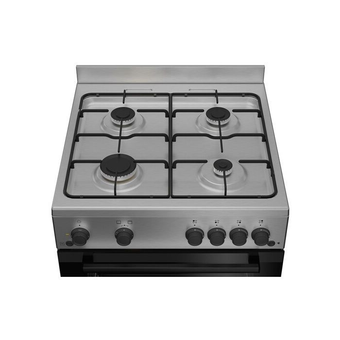 Kookplaat - BEKO - FBG62031XCS - 4 branders - Gasoven - Roestvrij staal - Energieklasse A