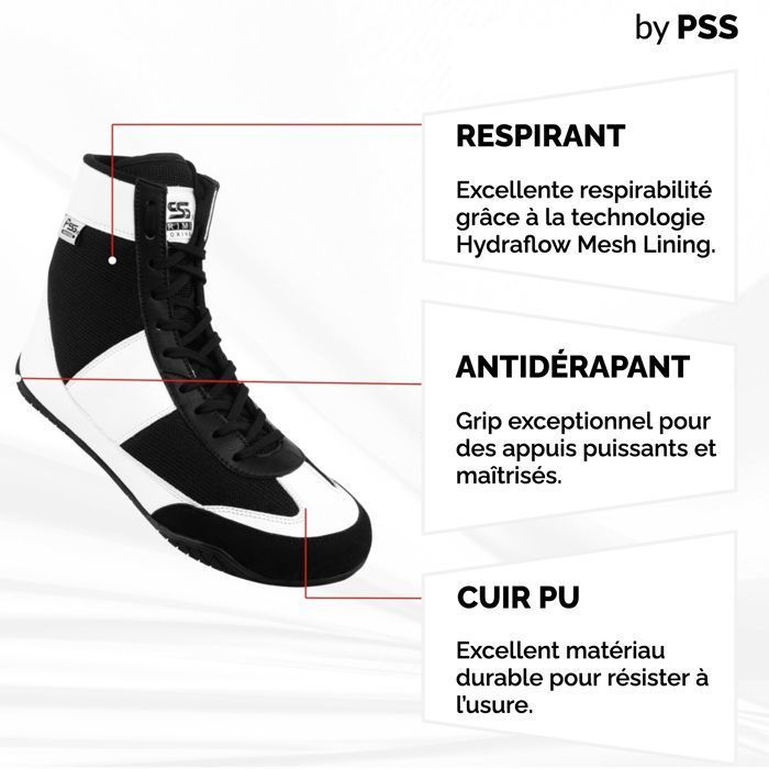 Sneakers - PSS - Boxing - Breathable - Non-slip - PU Leather