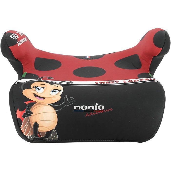 Nania Alpha Réhausseur bas voiture enfant, 6-12 ans, 126-150 cm, Réhausseur Siège Auto, Compact et Léger (< 1 kg)