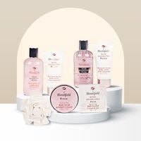 Coffret cadeau soins de beauté - Bloomfield - Rose - 6 produits - Sans parabène - Détente