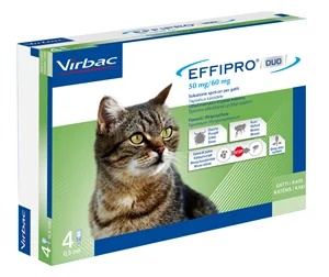 VIRBAC Effipro Duo Cat 4x0,50ml