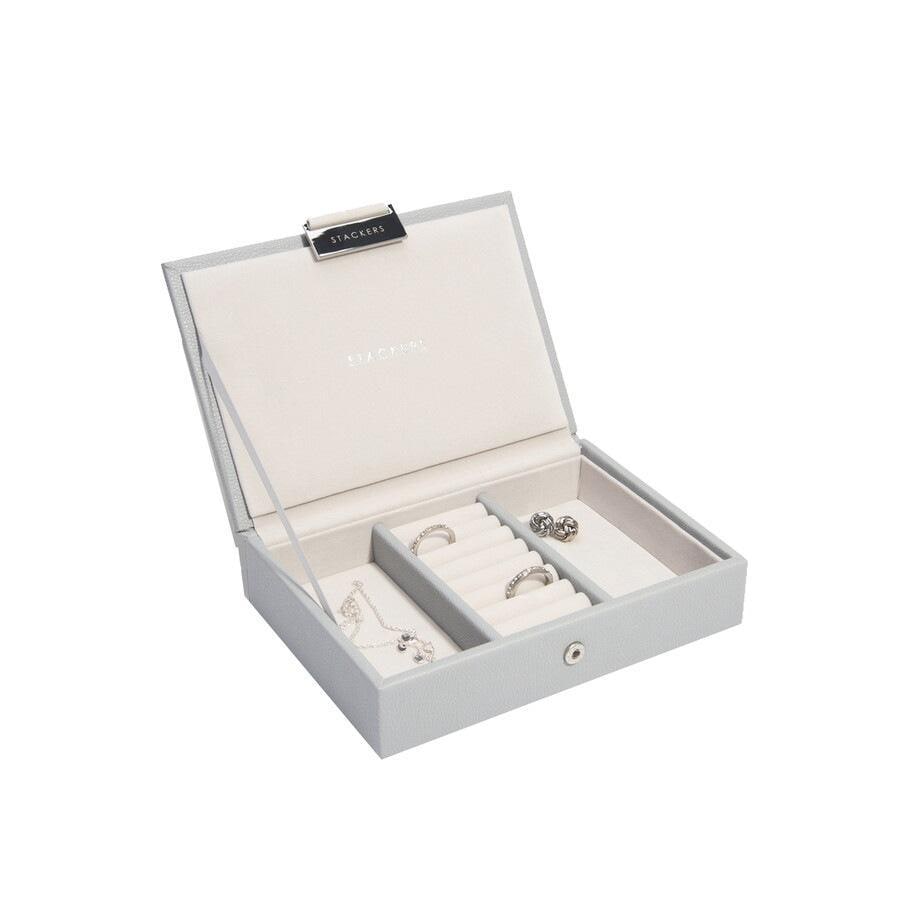 Accessoire de mode Stackers avec couvercle, gris galet - 1 pièce