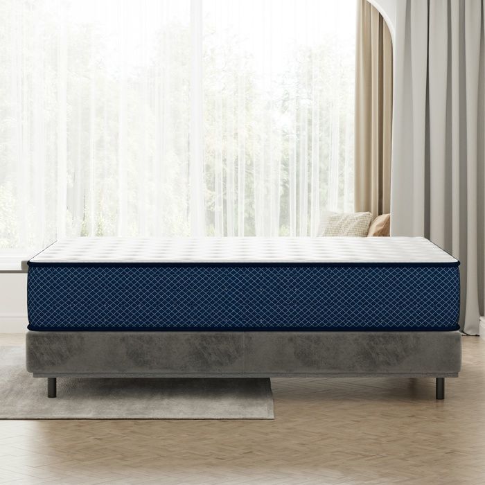 Colchón de 120x190 cm, 26 cm de grosor, firme, 7 zonas de confort con espuma viscoelástica adaptativa, reversible, soporte perfecto, DEWINNER