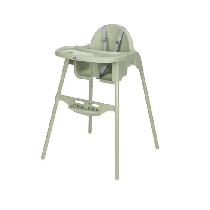 Cadeira Alta 2 em 1 para Bebê BEBECONFORT Meely, Converte-se em uma Cadeira Pequena, de 6 Meses a 3 Anos (15kg), Verde Mineral