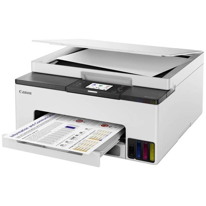 Multifunction Printer - CANON - MAXIFY GX1050 - Inkjet - Color - WIFI - White