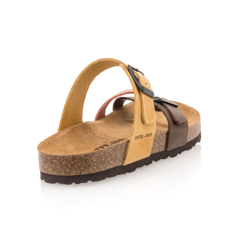 Sandalias multicolor para mujer / Zapatos de punta abierta