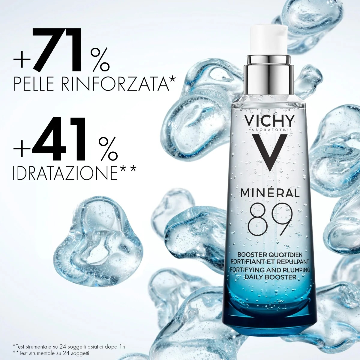VICHY Vichy Mineral 89 Booster 75 ml Crème fortifiante et repulpante à l'acide hyaluronique