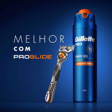 Gillette Sensitive Skin -parranajogeeli Pro 200 ml 200 ml