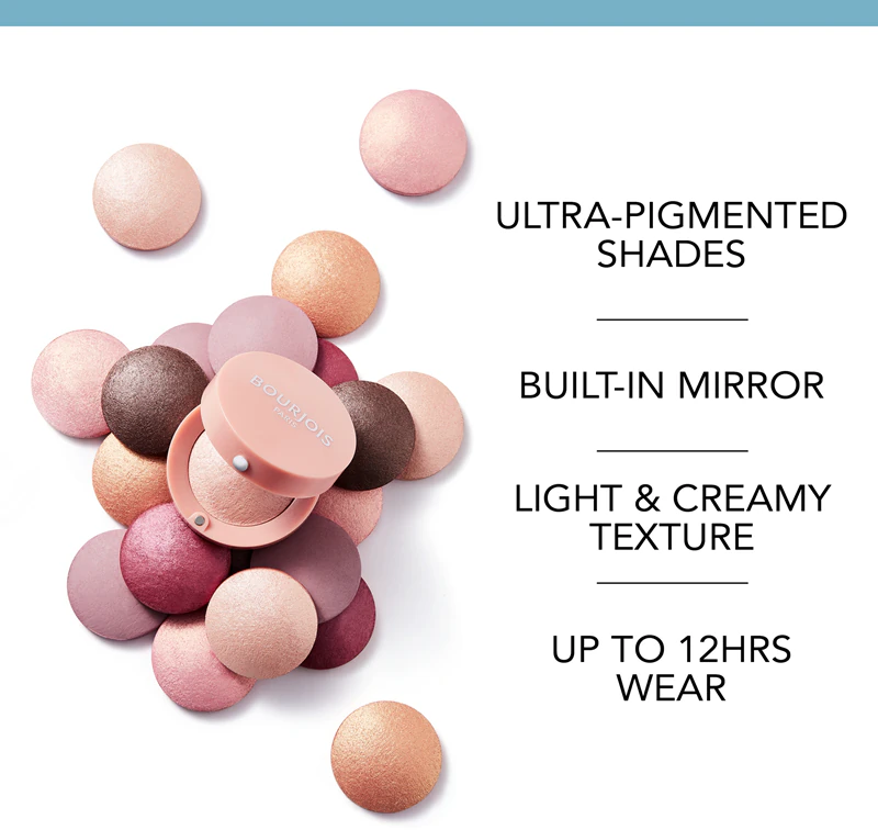Sombras individuais em potinho redondo da Bourjois
