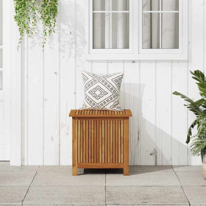 Caja de almacenamiento para jardín vidaXL 60x50x58 cm Madera maciza de acacia 310283
