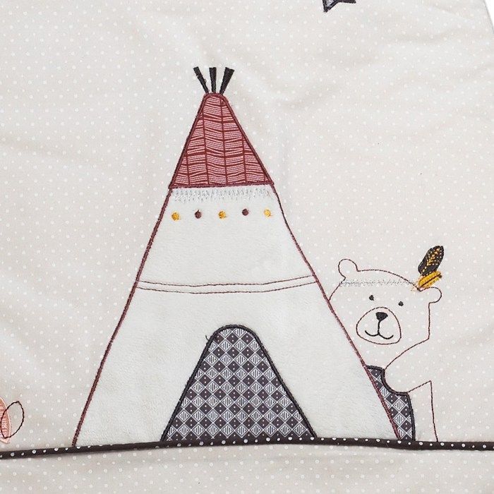 Saco de dormir de algodão para bebê - Sauthon - Timouki - Acolchoado - Branco - 0 meses - Recém-nascido