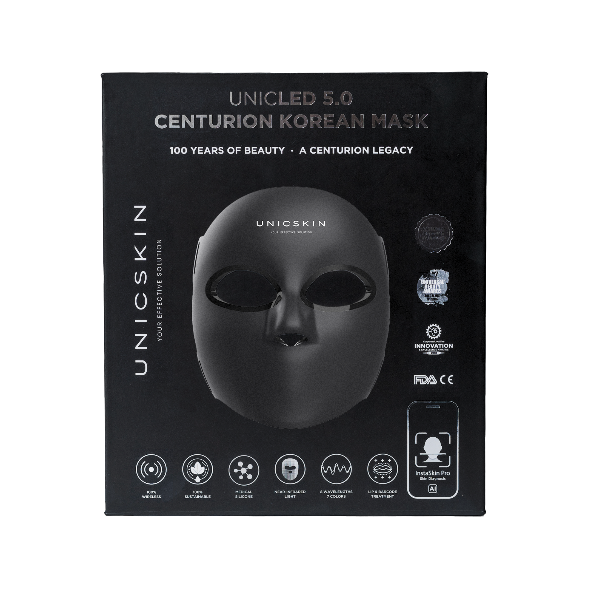 Unicled 5.0 Centurion korejska maska Luksuzni ciljani tretmani