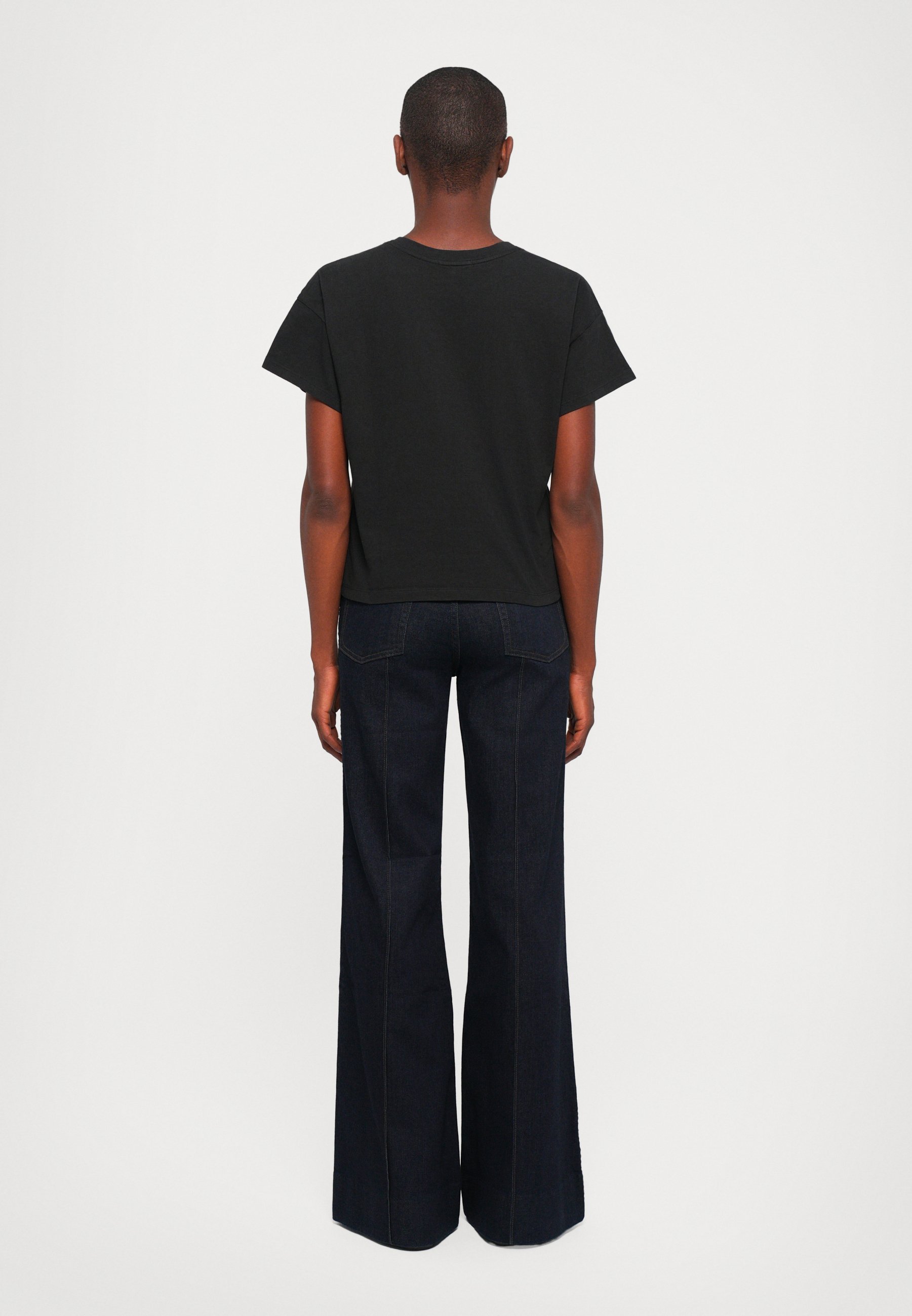 Rag & Bone Kelly Boxy T-shirt - Basic T-shirt - zwart