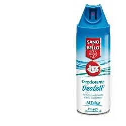 Déodorant Healthy and Beautiful Deolett Talc 200 ml Solution d'hygiène pour chat