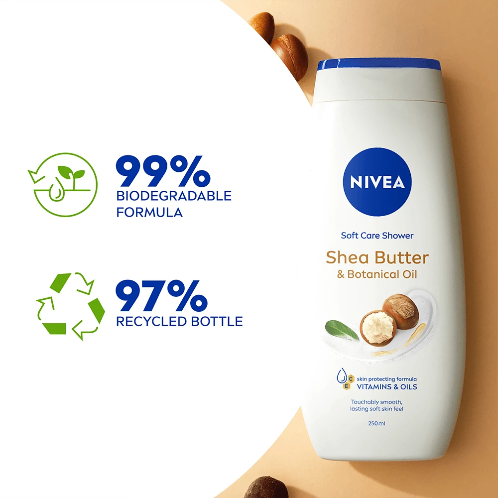 NIVEA gel za tuširanje s shea maslacem i botaničkim uljem 250 ml