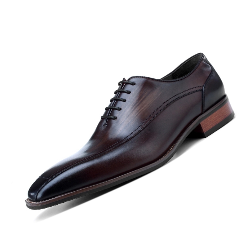 Scarpe da uomo primavera autunno, nuovo stile britannico, scarpe eleganti da uomo, scarpe formali in vera pelle con lacci, taglie EU 38 44
