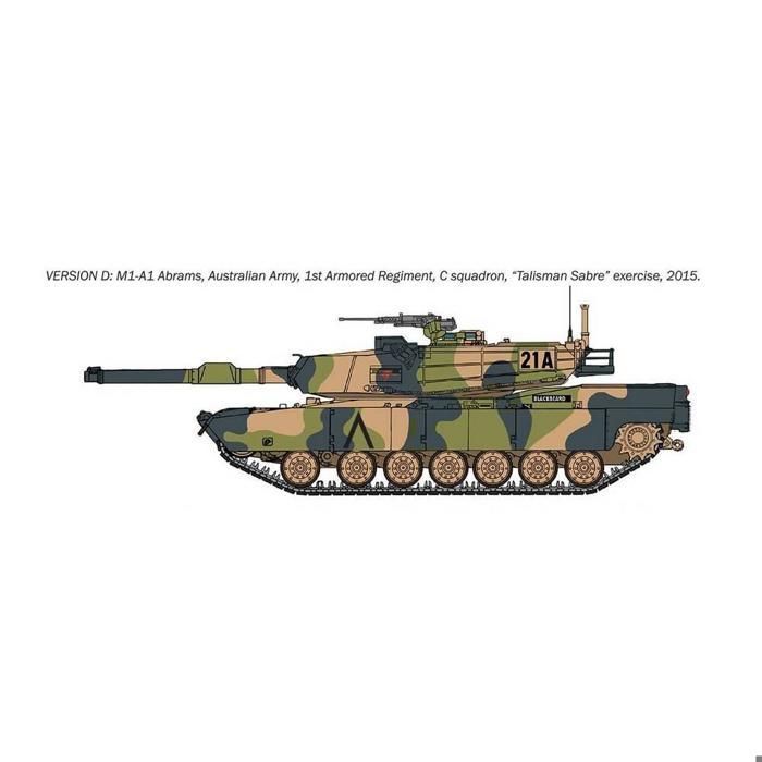 ITALERI - Kit de Modelo do Tanque M1A1 Abrams - War Thunder |italeri|35108| Kit de Modelo em Escala 1:35 - Ref: 15669