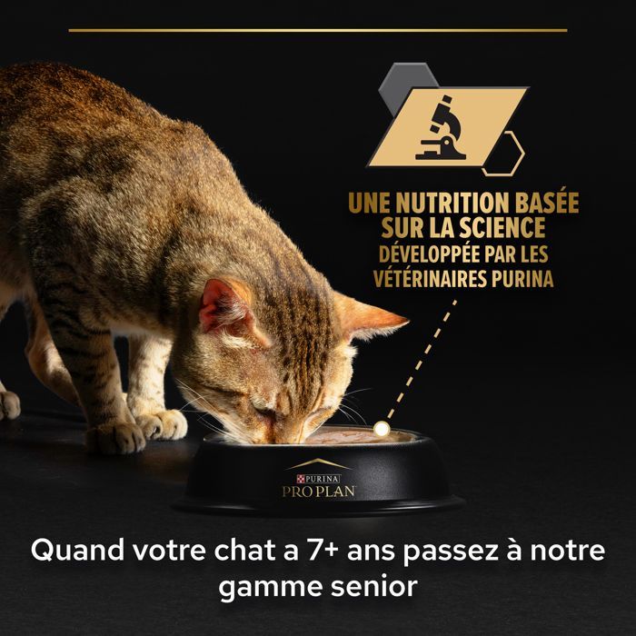 Alimento para gatos Purina® PRO PLAN® - Adultos Esterilizado Mantenimiento - Carne de res - 10 x 85 g - Alimento completo