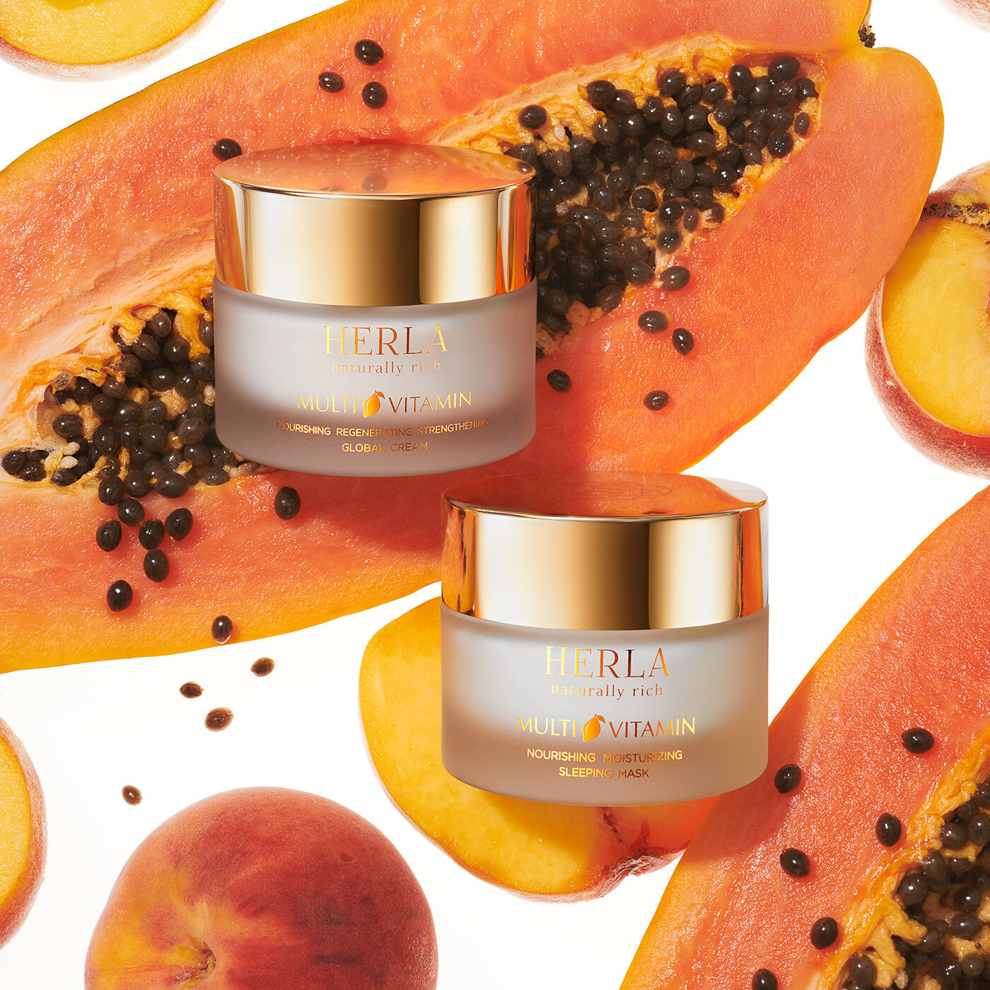 Mascarilla nocturna multivitamínica Herla