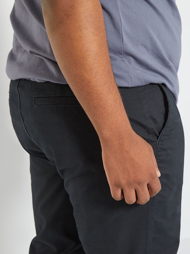 Calça chino regular tamanho L34 - Preta