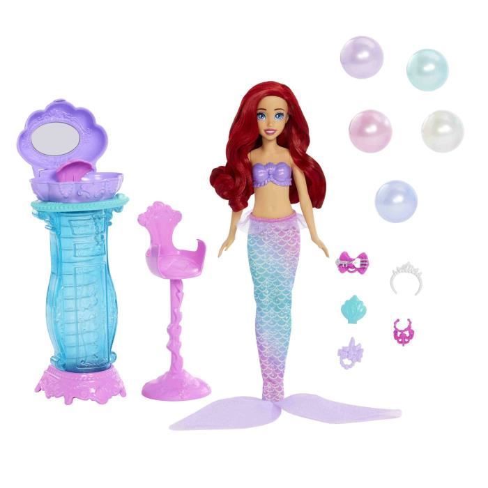 Disney Princesses - Ariel's Secrets of Pearl - Doll and 5 Surprises Gift Set - Ages 3+ - JBF86