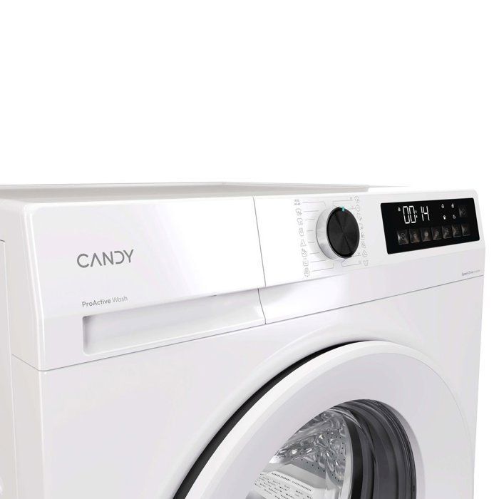 Lavatrice a carica frontale CANDY GD 4108-S ProWash 300 - 10 kg - Induzione - Vapore - 1400 giri/min - Classe A -20% - Bianca