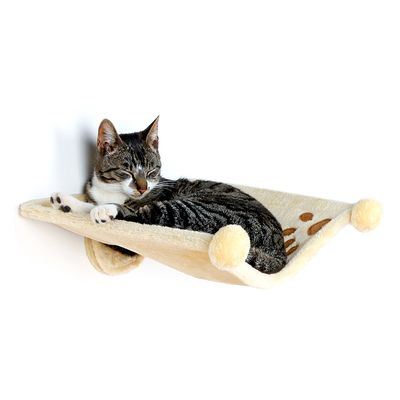Panier mural pour chat Trixie Plush - Beige