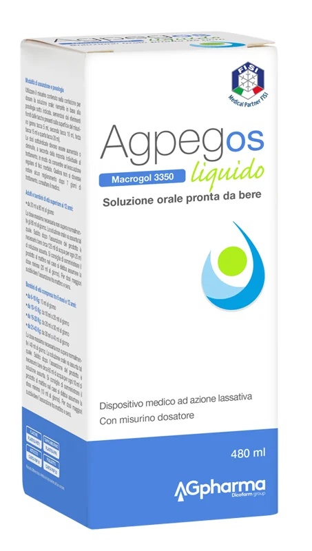 AG PHARMA AgpegOS Magrocol 3350 Vloeibaar laxeermiddel 480 ml