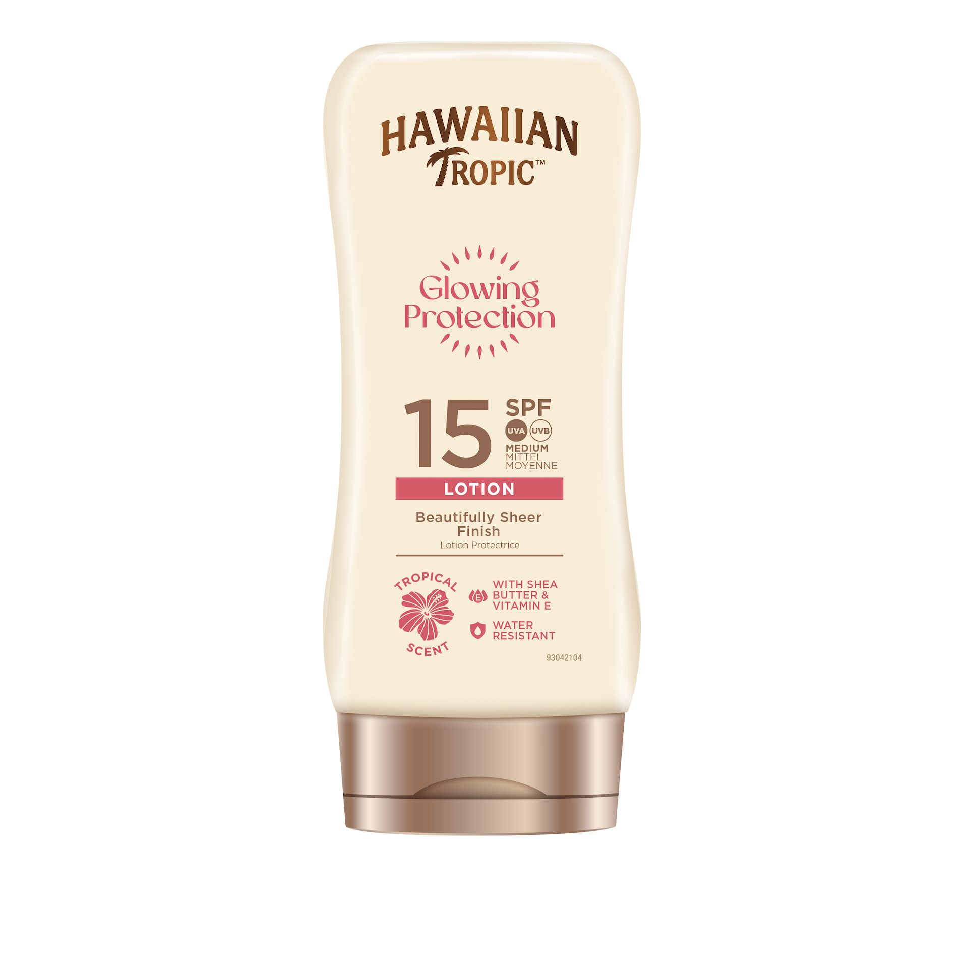 Loțiune de protecție strălucitoare SPF15 180 ml - Hawaiian Tropic