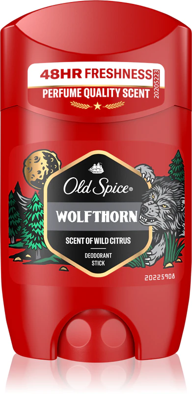 Desodorante em bastão Old Spice Wolfthorn para homens