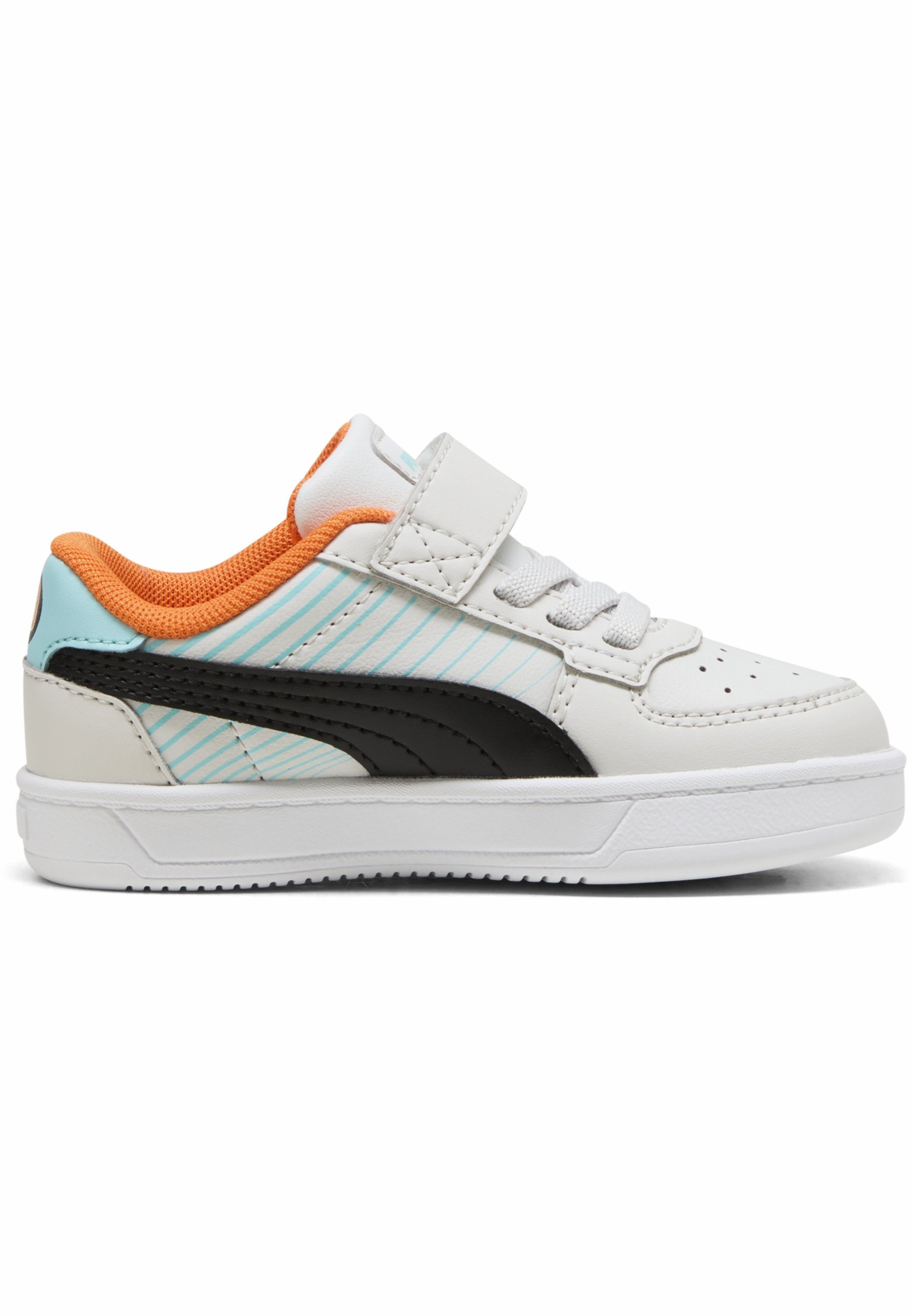 Puma CAVEN RACE KLEIN - Babyschoenen - Feather Gray - Safe Lake - zwart