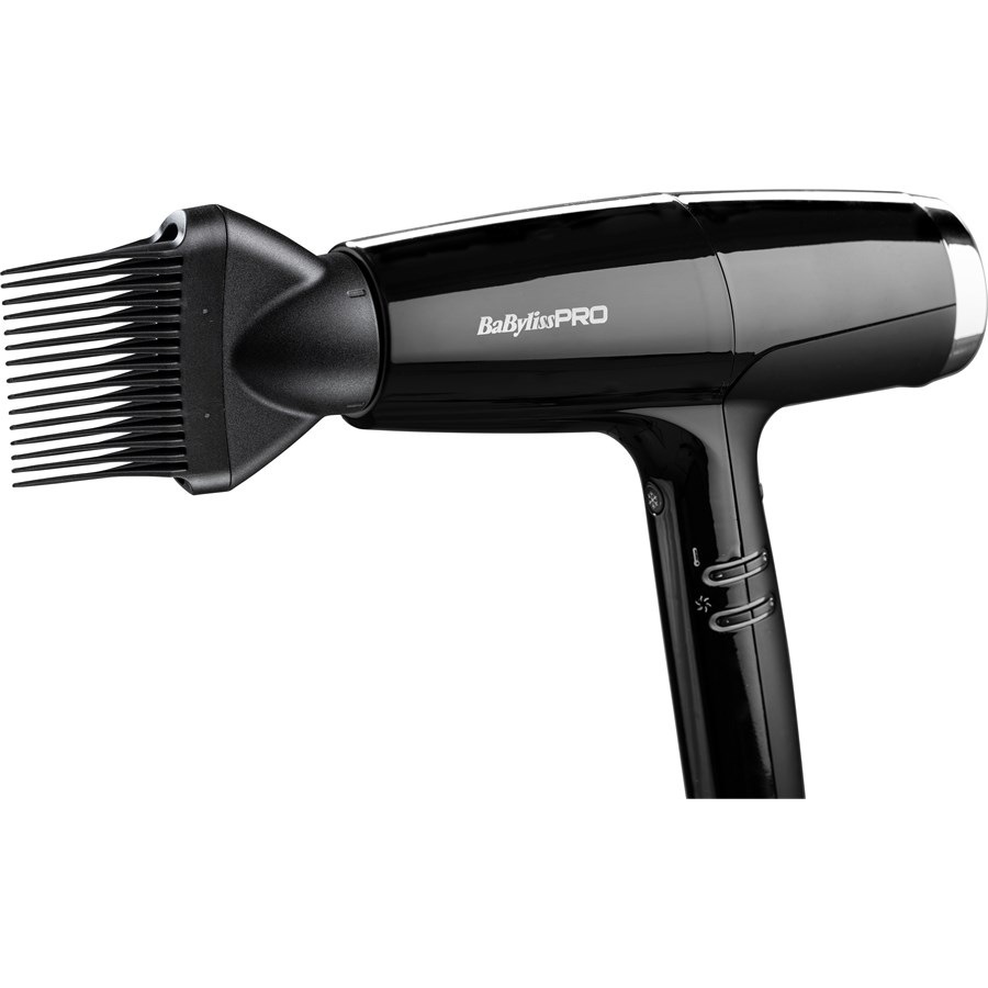 BaByliss Pro Styling Tools Falco šukos antgaliais – juodos