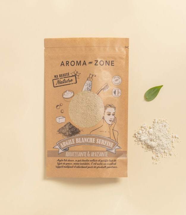 Superjemný bílý jíl (kaolin)