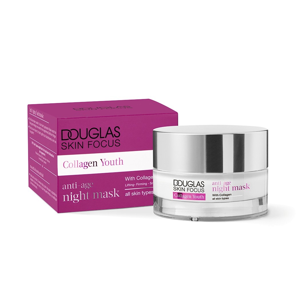 Masque hydratant Douglas Collection Skin Focus Collagen Youth Anti-Âge Night Mask - 50 ml