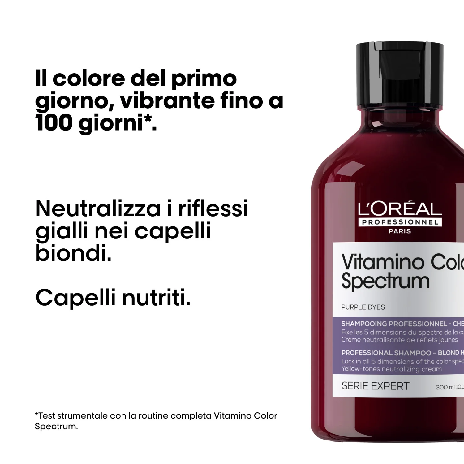 SERIE EXPERT New Vitamino Color Spectrum Shampoo Purple Dyes - Shampoo Protezione Colore