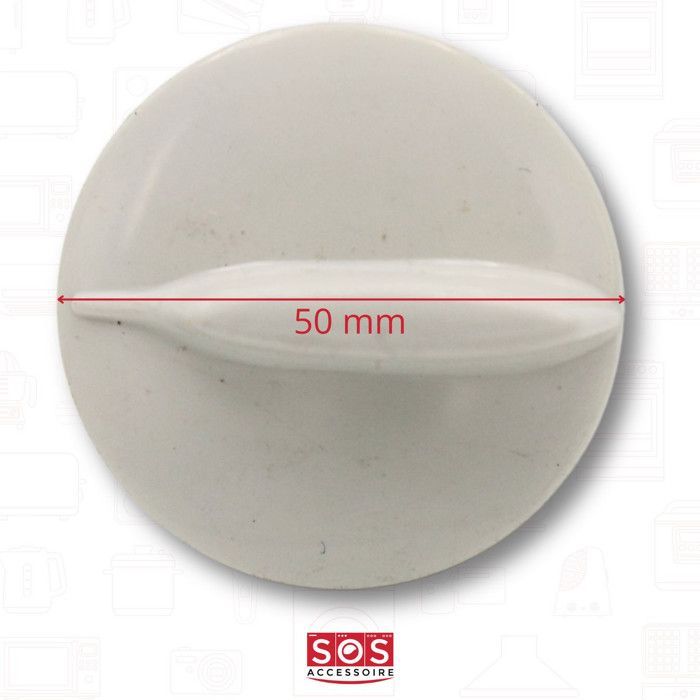 Bouton minuteur blanc Four micro-ondes 481941338144 WHIRLPOOL, RADIOLA, LADEN