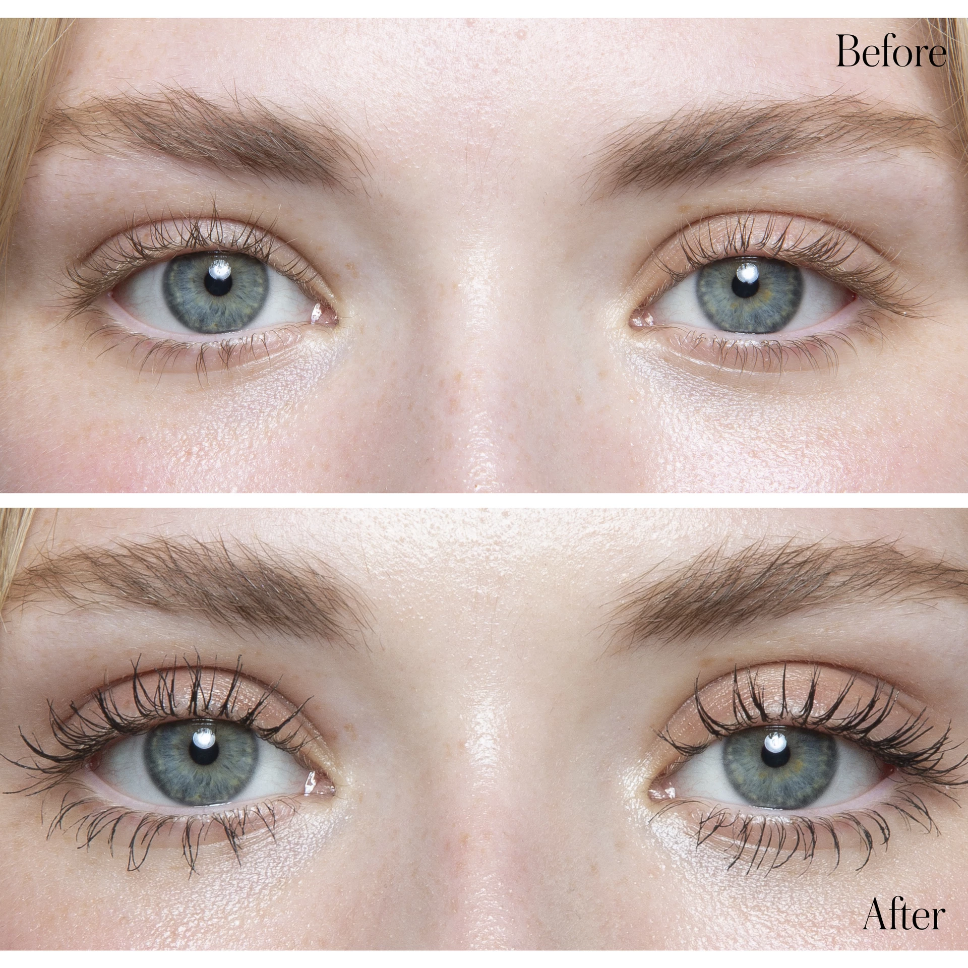 Straight Up maskara za volumen s peptidima, crna - rms beauty