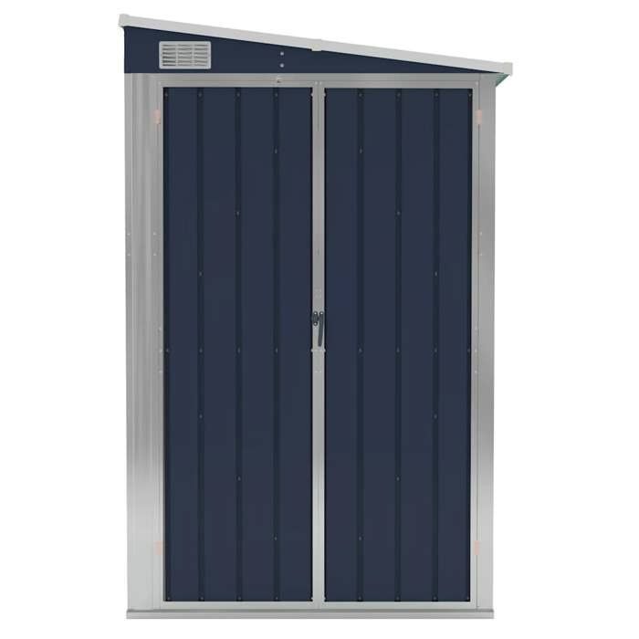 (63269)Cabane/abris de jardin CHIC,Abri de jardin mural Anthracite 118x288x178 cm Acier FR